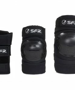 SFR Essentials Triple Pad Set Junior Schwarz