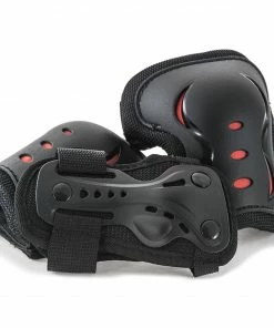 SFR Essentials Triple Pad Set Junior Schwarz