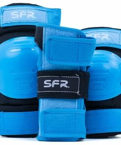 SFR Essentials Triple Pad Set Junior Blau - Schwarz