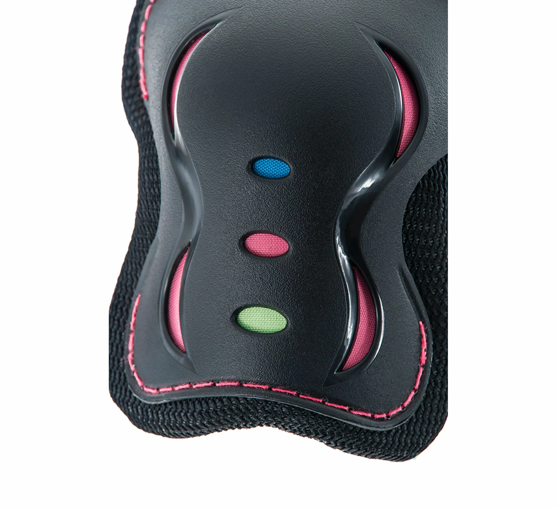 SFR Essentials Triple Pad Set Junior Schwarz - Rosa - Blau 4 SFR Essentials Triple Pad Set Junior Schwarz - Rosa - Blau – Bild 2