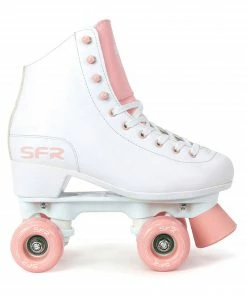 SFR Figure Quad Rollerskates Kinder Weiß - Rosa