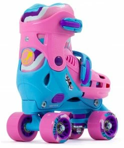 SFR Hurricane III Rollerskates Kinder Rosa - Blau -Adidas-Shop SFR Hurricane III Rolschaatsen Junior 3 2