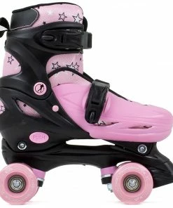 SFR Nebula Quad Rollschuhe Für Kinder (verstellbar) Rosa - Schwarz
