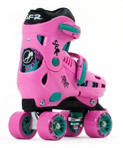 SFR Storm IV Rollerskates Kinder Rosa - Grün 7 SFR Storm IV Rollerskates Kinder Rosa - Grün -Adidas-Shop SFR Storm IV Adjustable Quad Skates Junior 3 2