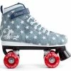 SFR Vision Canvas Quad Rollerskates Kinder Blau - Weiß - Schwarz - Rot -Adidas-Shop SFR Vision Canvas Quad Rolschaats Junior 8