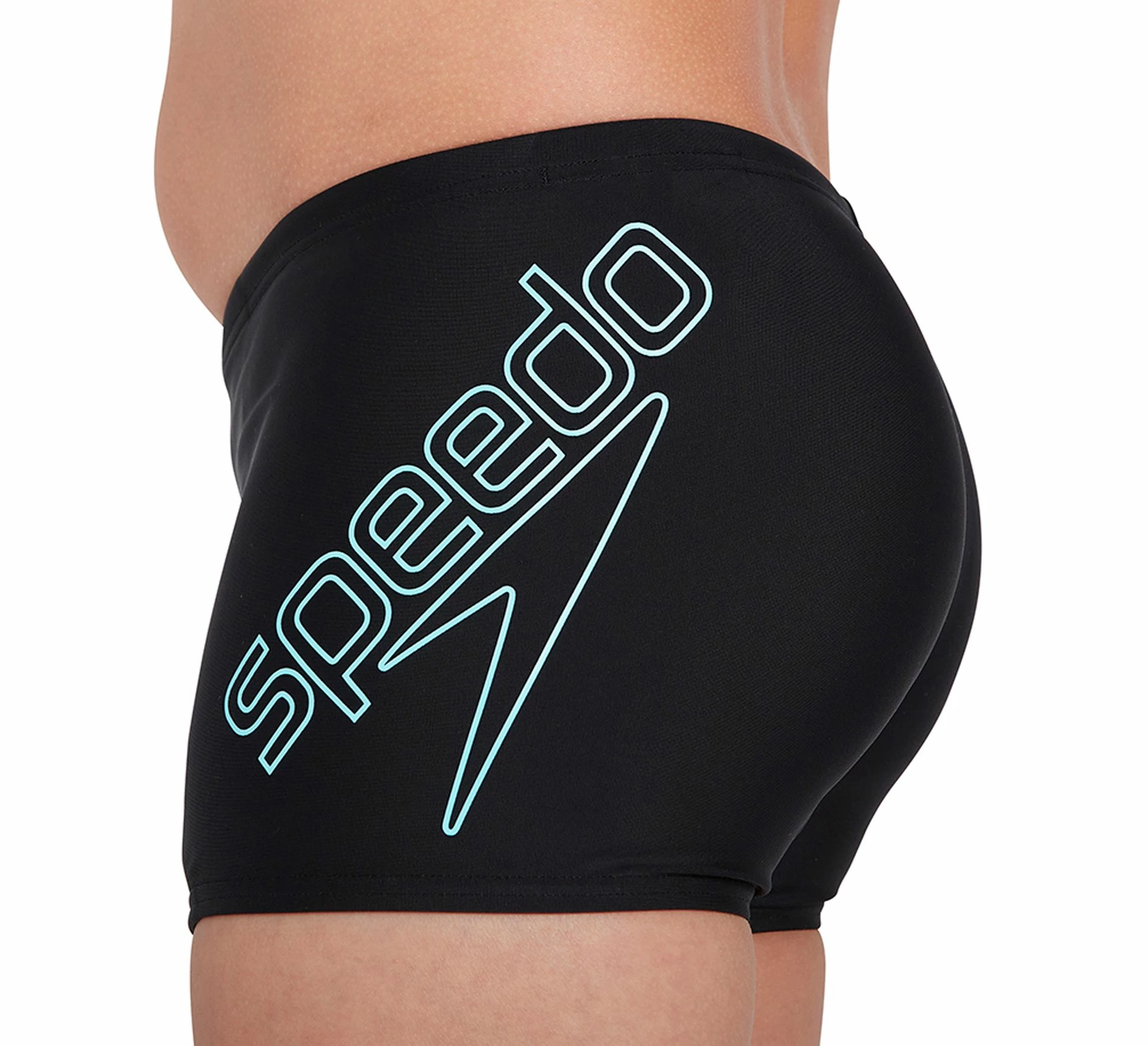Speedo Boom Logo Placement Schwimmshort Jungen Schwarz - Hellblau 6 Speedo Boom Logo Placement Schwimmshort Jungen Schwarz - Hellblau – Bild 4