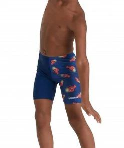 Speedo Digital Allover Jammer Schwimmshort Jungen Blauw - Oranje -Adidas-Shop Speedo Digital Allover Jammer Jongens 4 2202091138