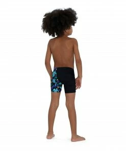 Speedo Digital Allover Jammer Schwimmshort Jungen Schwarz - Blau - Violett - Gelb -Adidas-Shop Speedo Digital Allover Jammer Jongens 4 2208110902 1