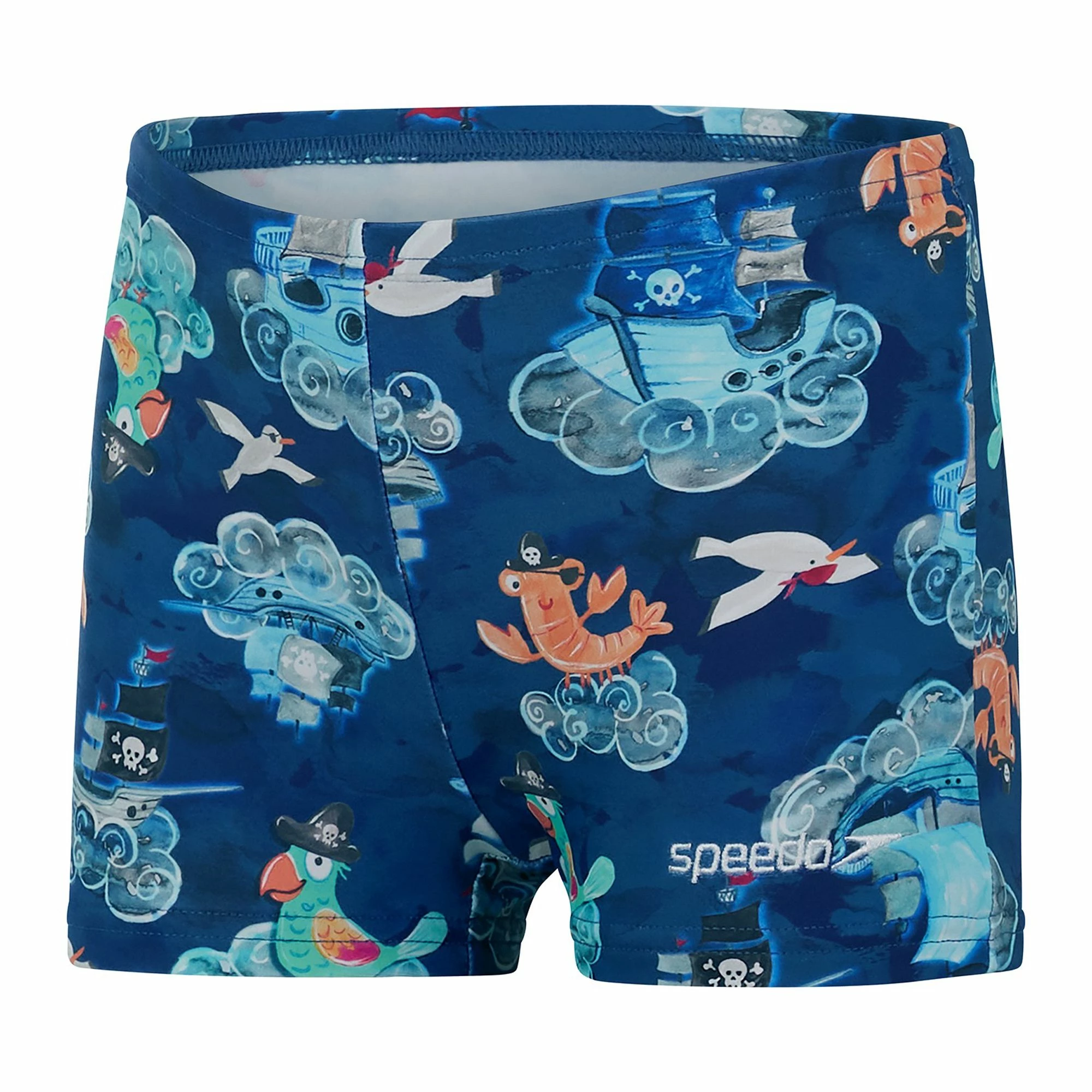 Speedo Digital Allover Jammer Schwimmshort Jungen Blau - Dunkelblau - Orange - Weiß 3 Speedo Digital Allover Jammer Schwimmshort Jungen Blau - Dunkelblau - Orange - Weiß