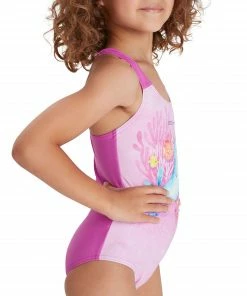 Speedo Digital Placement Racerback Badeanzug Mädchen Rosa -Adidas-Shop Speedo Digital Placement Racerback Badpak Meisjes 4 2202091138