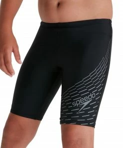Speedo Eco Medley Logo Badehose Jungen Schwarz - Grau -Adidas-Shop Speedo Eco Medley Logo Jammer Jongens 5 2204011219