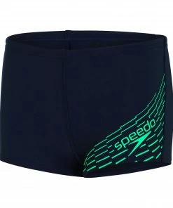 Speedo Eco Medley Logo Schwimmshort Jungen Marine - Grün