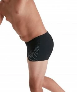 Speedo Eco Medley Logo Schwimmshort Jungen Schwarz - Grau -Adidas-Shop Speedo Eco Medley Logo Zwemboxer Jongens 4 2203031134