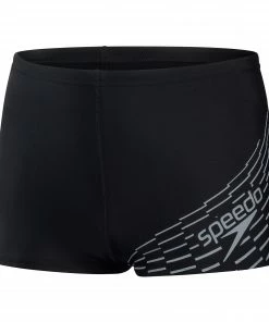 Speedo Eco Medley Logo Schwimmshort Jungen Schwarz - Grau -Adidas-Shop Speedo Eco Medley Logo Zwemboxer Jongens 5 2203031134