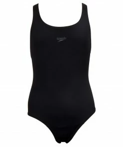 Speedo Essential Badeanzüge Mädchen Schwarz
