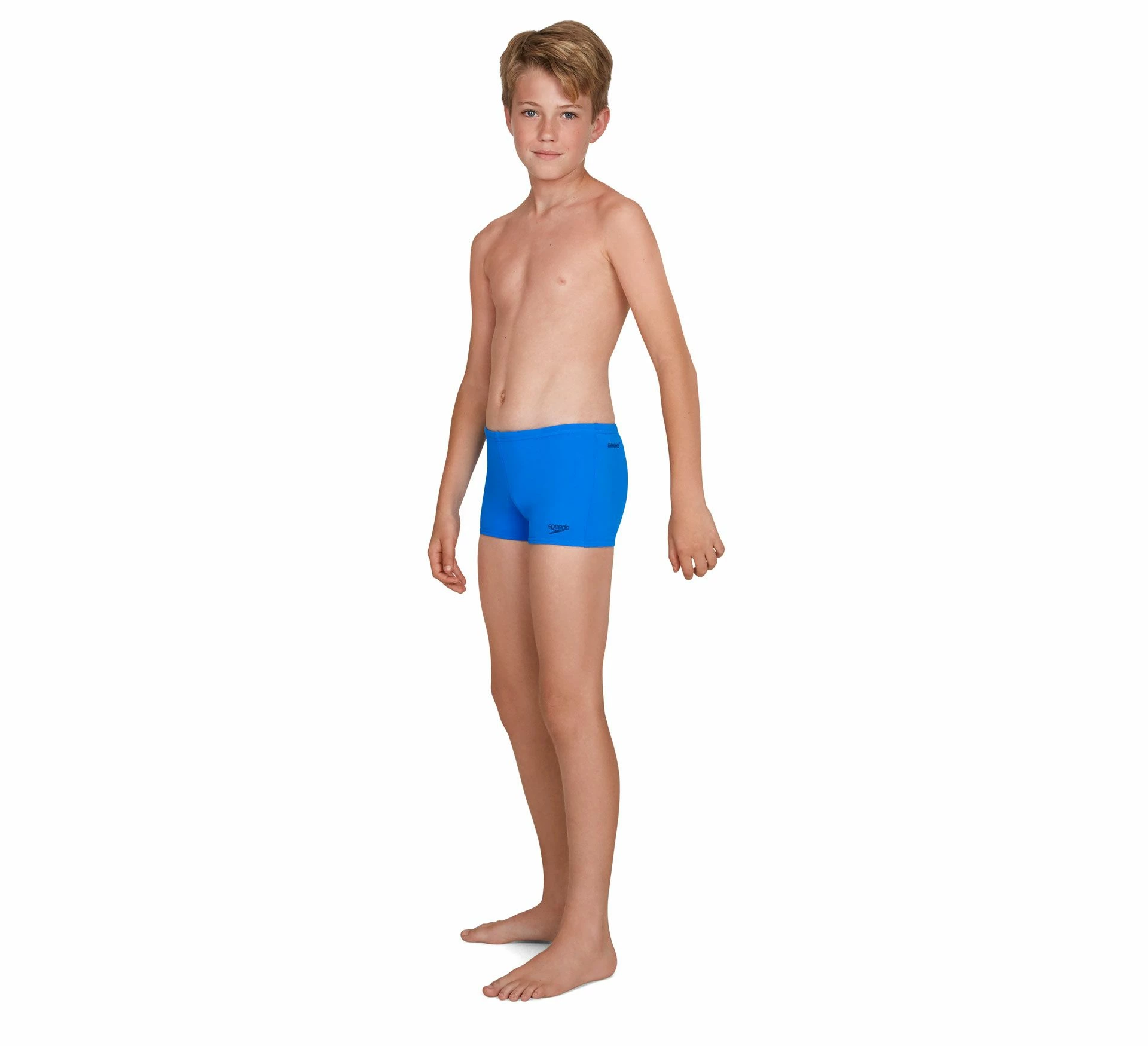 Speedo Essential Schwimmshort Jungen Blau 4 Speedo Essential Schwimmshort Jungen Blau – Bild 2
