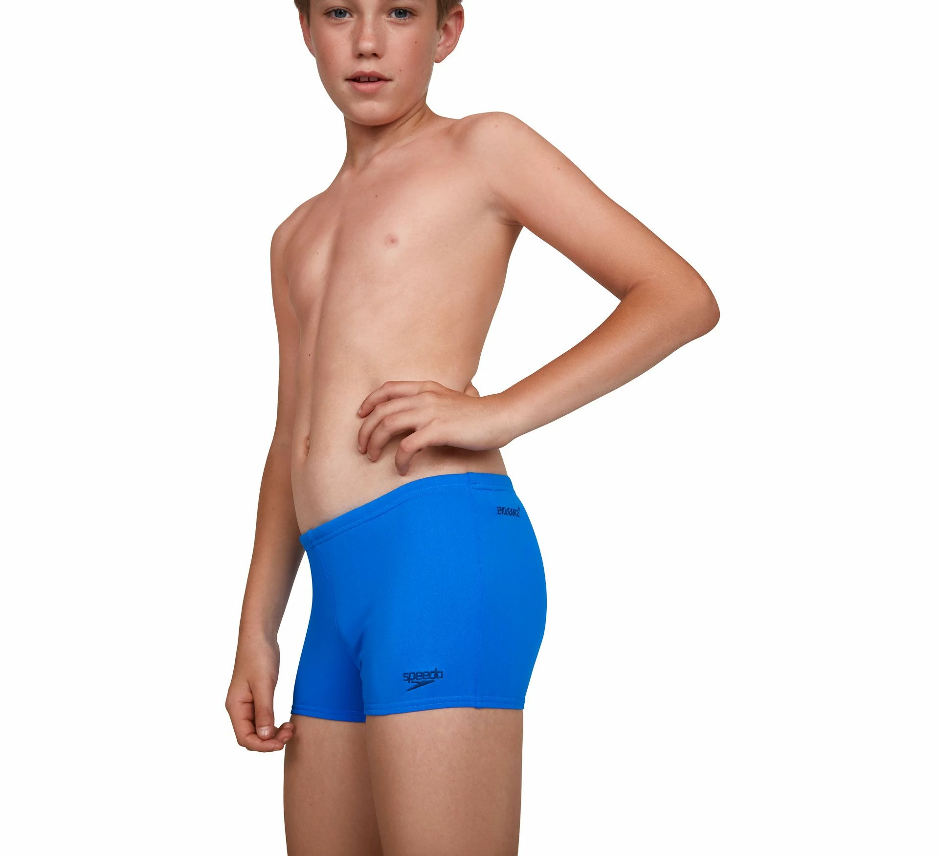 Speedo Essential Schwimmshort Jungen Blau 6 Speedo Essential Schwimmshort Jungen Blau – Bild 4