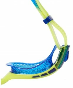 Speedo Futura Biofuse Flex Mirror Goggle JR Blau - Hellgrün -Adidas-Shop Speedo Futura Biofuse Flex Mirror Goggle JR 4 4