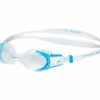 Speedo Futura Biofuse Flex Mirror Goggle JR Weiß - Hellblau