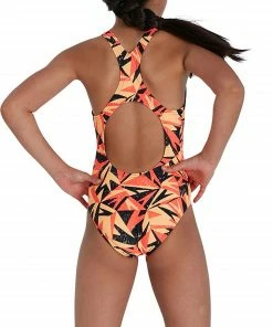 Speedo Hyper Boom Allover Medalist Badeanzug Mädchen Schwarz - Orange 9 Speedo Hyper Boom Allover Medalist Badeanzug Mädchen Schwarz - Orange -Adidas-Shop Speedo Hyper Boom Allover Medalist Badpak Meisjes 3 2209091637