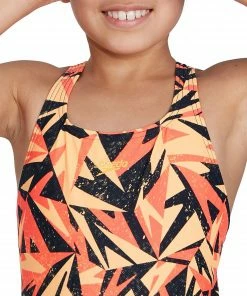 Speedo Hyper Boom Allover Medalist Badeanzug Mädchen Schwarz - Orange 11 Speedo Hyper Boom Allover Medalist Badeanzug Mädchen Schwarz - Orange -Adidas-Shop Speedo Hyper Boom Allover Medalist Badpak Meisjes 5 2209091637