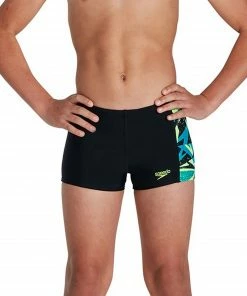 Speedo Hyperboom Panel Schwimmshort Jungen Schwarz - Blau - Gelb 8 Speedo Hyperboom Panel Schwimmshort Jungen Schwarz - Blau - Gelb -Adidas-Shop Speedo Hyperboom Panel Zwemboxer Jongens 2 2209091638