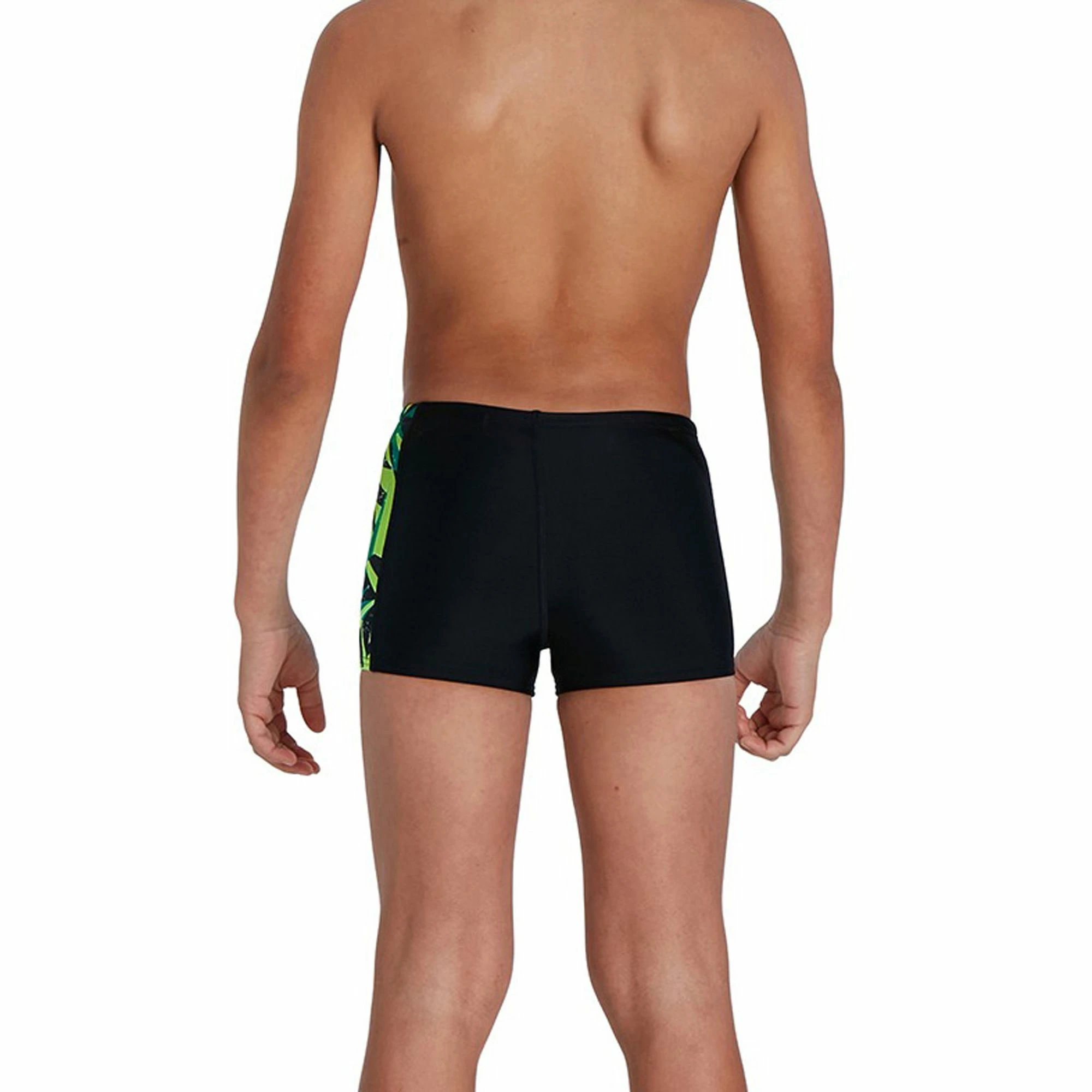 Speedo Hyperboom Panel Schwimmshort Jungen Schwarz - Blau - Gelb 5 Speedo Hyperboom Panel Schwimmshort Jungen Schwarz - Blau - Gelb – Bild 3