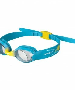 Speedo Illusion Schwimmbrille Kinder Blau - Gelb