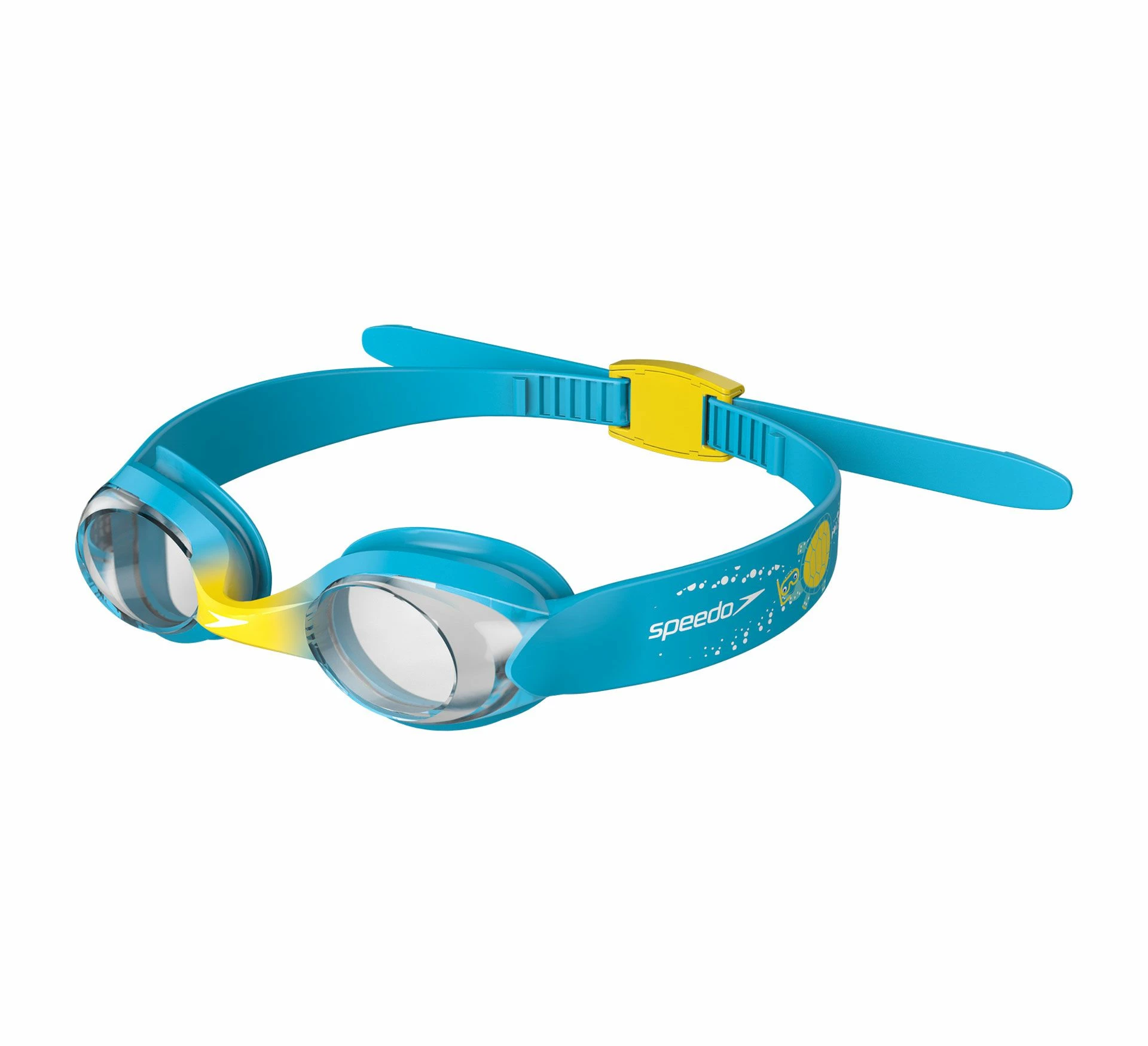 Speedo Illusion Schwimmbrille Kinder Blau - Gelb 3 Speedo Illusion Schwimmbrille Kinder Blau - Gelb