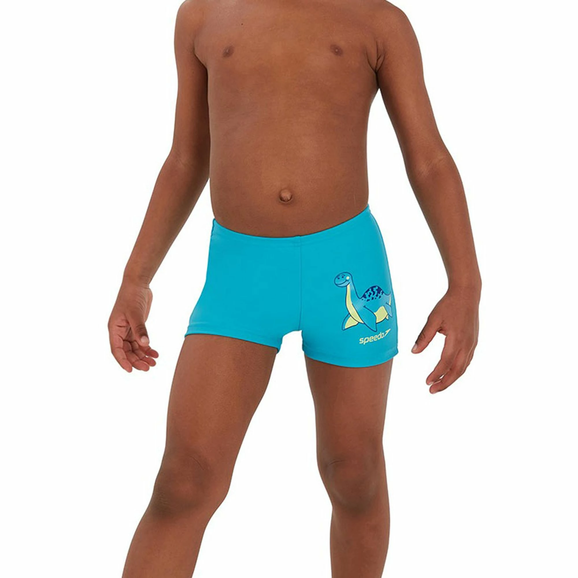 Speedo Placement Schwimmshort Jungen Blau - Gelb 6 Speedo Placement Schwimmshort Jungen Blau - Gelb – Bild 4