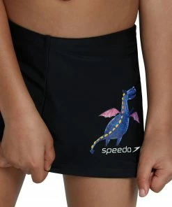 Speedo Placement Schwimmshort Jungen Schwarz -Adidas-Shop Speedo Placement Zwemboxer Jongens 5 2209141347