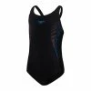Speedo Plastisol Placement Muscleback Badeanzug Mädchen Schwarz - Rot - Blau -Adidas-Shop Speedo Plastisol Placement Muscleback Badpak Meisjes 2203031136