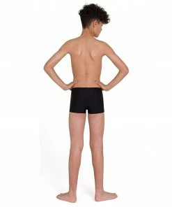 Speedo Plastisol Placement Schwimmshort Jungen Schwarz - Gelb - Rot -Adidas-Shop Speedo Plastisol Placement Zwemboxer Jongens 4 4