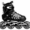 Spokey Khan Inline Skates Kids (verstellbar) Schwarz - Weiß