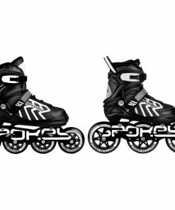 Spokey Khan Inline Skates Kids (verstellbar) Schwarz - Weiß -Adidas-Shop Spokey Khan Inline Skates verstelbaar 3 4