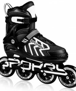 Spokey Khan Inline Skates Kids (verstellbar) Schwarz - Weiß -Adidas-Shop Spokey Khan Inline Skates verstelbaar 4 4