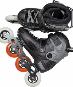 Tempish Coctail Mate Skate Kinder Schwarz - Grau - Orange -Adidas-Shop Tempish Coctail Mate Skate Junior 3 2