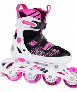Tempish Gokid Skate Kinder (verstellbar) Schwarz - Rosa - Weiß