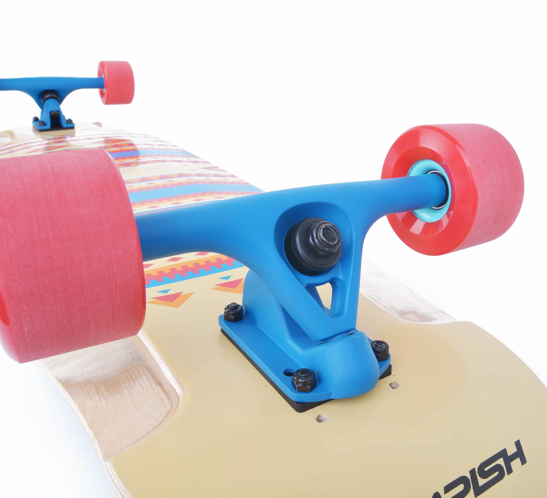 Tempish Indigo Longboard 36" Rot - Blau - Gelb - Braun 10 Tempish Indigo Longboard 36" Rot - Blau - Gelb - Braun – Bild 8