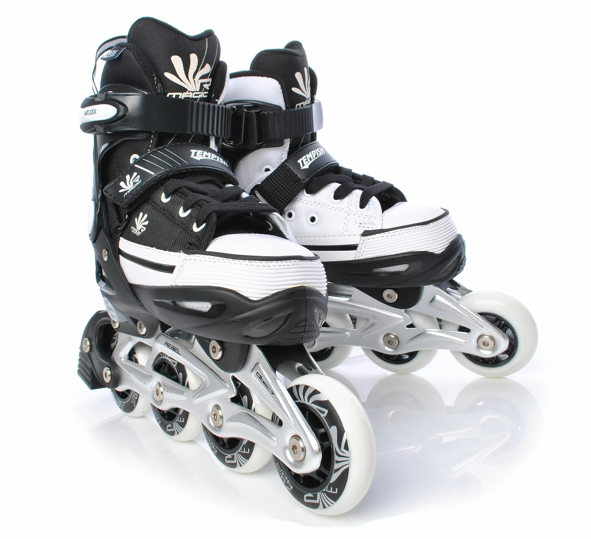 Tempish Magic Rebel Skate Kinder Schwarz - Weiß 4 Tempish Magic Rebel Skate Kinder Schwarz - Weiß – Bild 2