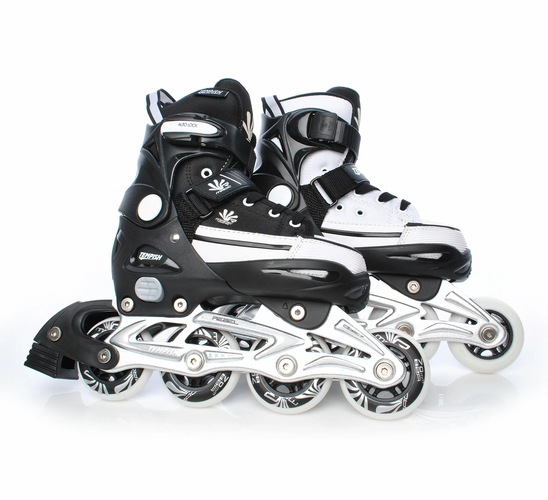 Tempish Magic Rebel Skate Kinder Schwarz - Weiß 5 Tempish Magic Rebel Skate Kinder Schwarz - Weiß – Bild 3