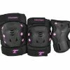 Tempish Taky 3 Protection Set Schwarz - Rosa