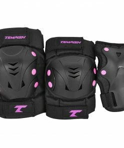Tempish Taky 3 Protection Set Schwarz - Rosa