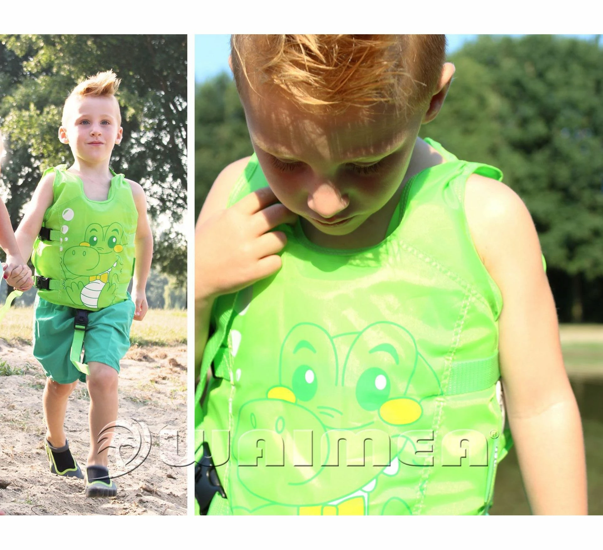 Waimea Schwimmweste 3-6 Jahre Grün 6 Waimea Schwimmweste 3-6 Jahre Grün – Bild 4