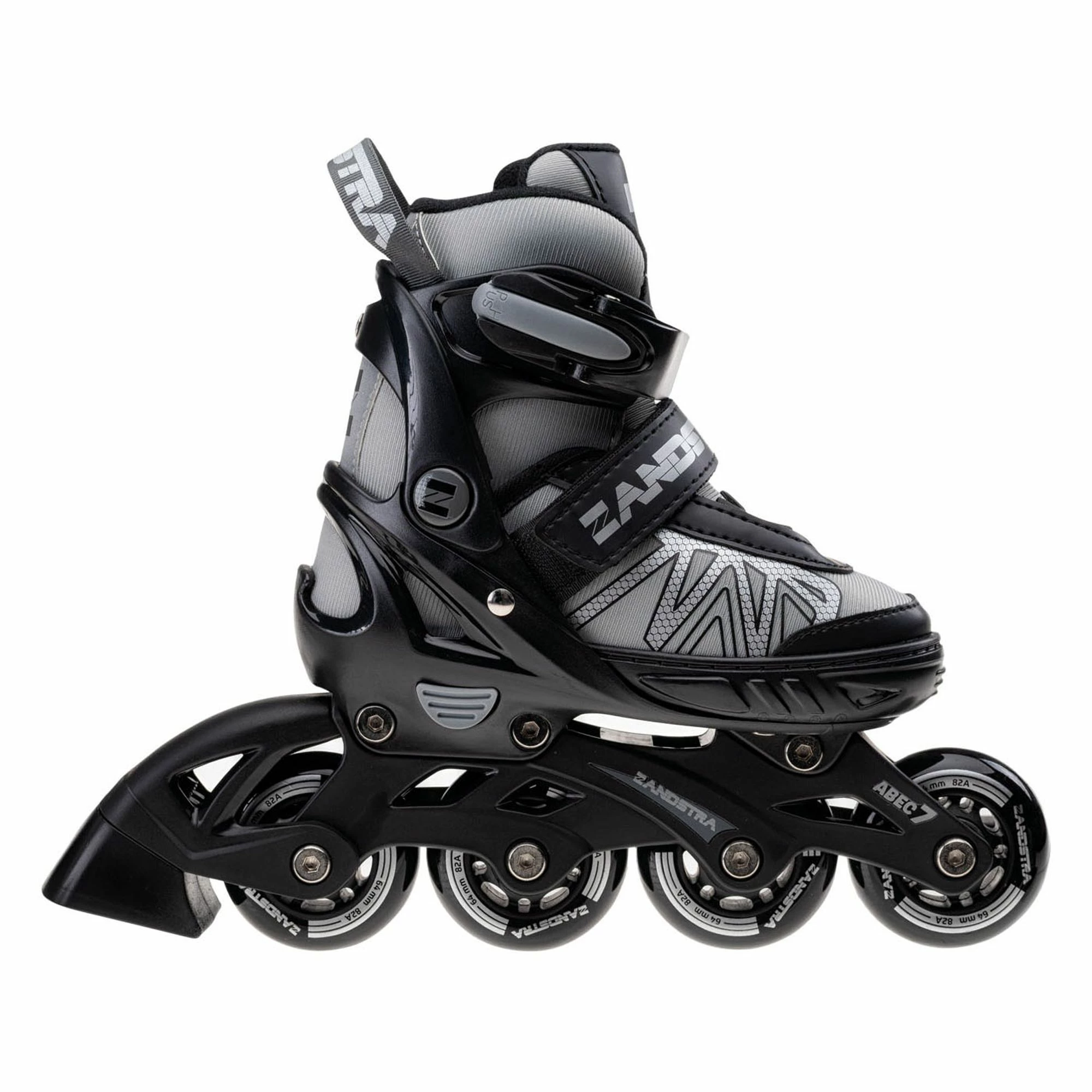 Zandstra 2-in-1 Schlittschuhe/Skate Combo Junior (verstellbar) Grau - Schwarz - Silber 4 Zandstra 2-in-1 Schlittschuhe/Skate Combo Junior (verstellbar) Grau - Schwarz - Silber – Bild 2