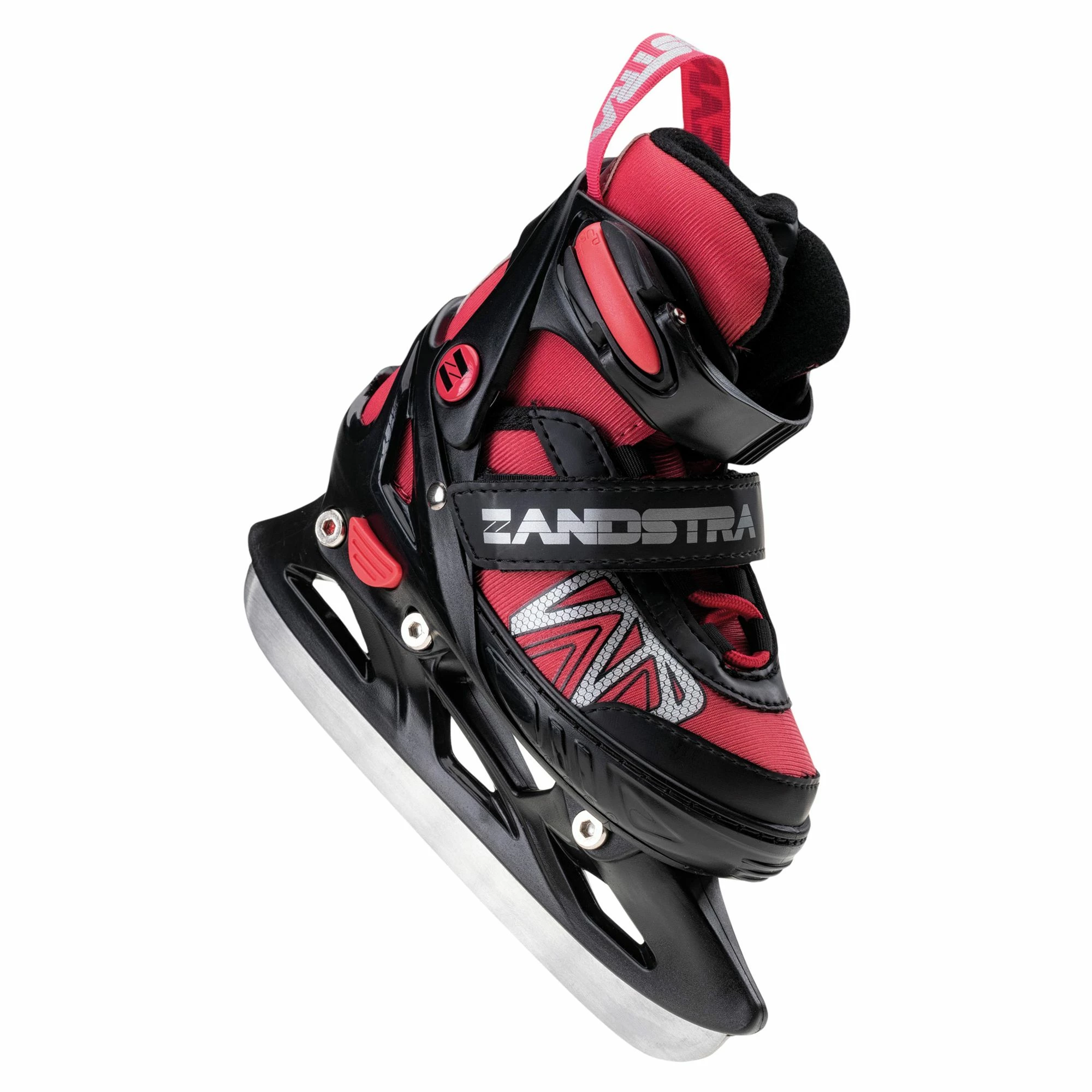 Zandstra 2-in-1 Schlittschuhe/Skate Combo Junior (verstellbar) Rot - Schwarz - Silber 8 Zandstra 2-in-1 Schlittschuhe/Skate Combo Junior (verstellbar) Rot - Schwarz - Silber – Bild 6